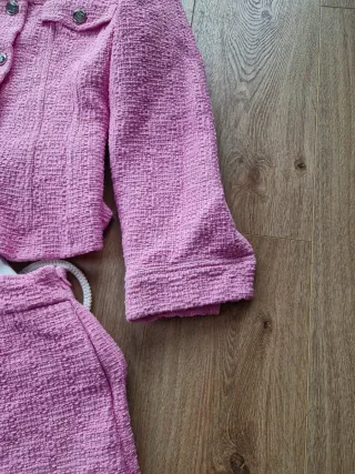 Conjunto Maje Chaqueta y Falda-Shorts Rosa