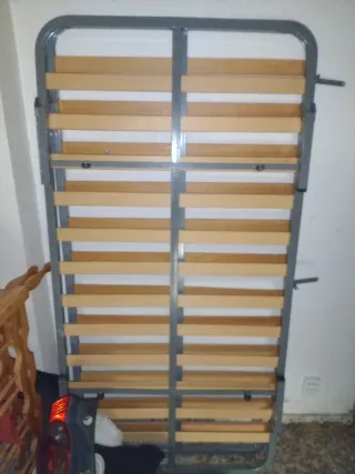 Somier individual plegable