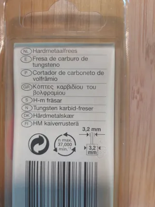 Dremel 9912 Fresa Carburo Tungsteno