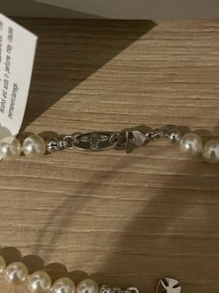 Collar Vivienne Westwood Perlas Orb silver