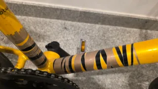 Bicicleta BMX Wipe 500 Amarilla