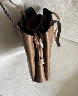 Borsa donna beige/marrone