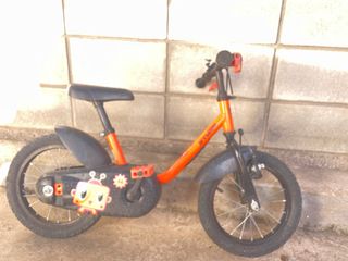Bicicleta infantil Btwin naranja