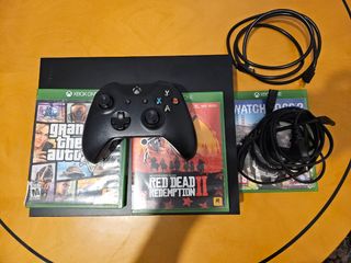 Xbox One X + 3 Juegos