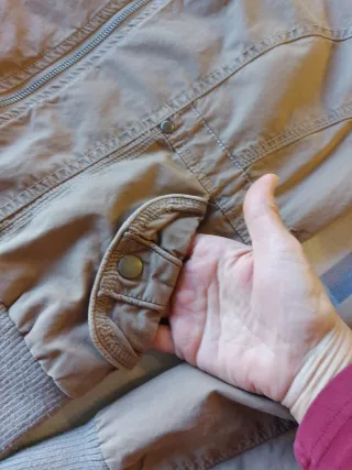 Cazadora beige mujer Talla S