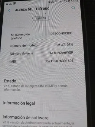Samsung Galaxy J7 Nero/Argento