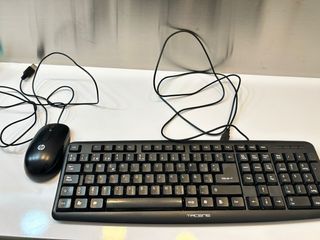 Monitor Philips + Teclado + Ratón Negro