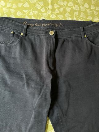 Pantalón Marry Hat Azul Marino Algodón