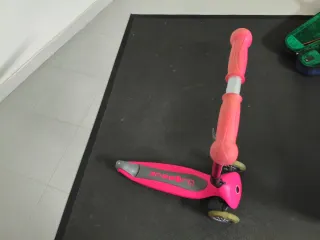 Patinete 3 ruedas rosa niña