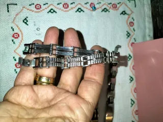 4 Pulseras Hombre Acero