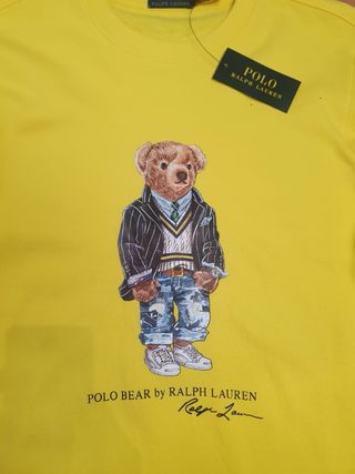 Sudadera Polo Bear Ralph Lauren Amarilla Unisex