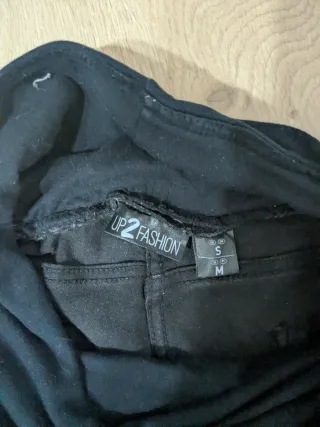 Pantalón premamá vaquero negro