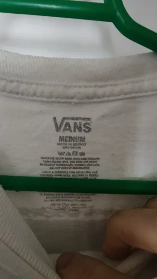 Camiseta Vans Blanca