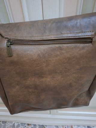 Borsa tracolla in pelle marrone