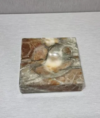 Cenicero de Alabastro Vintage antiguo