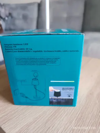 Lampada da tavolo LED dimmerabile BIANCA NUOVA