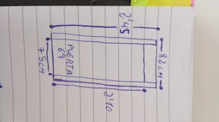 Balconera aluminio sin estrenar