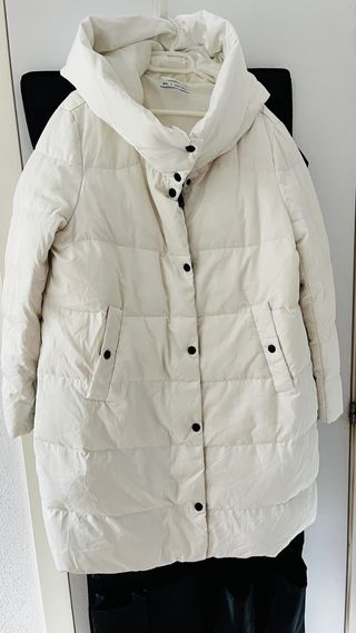 Plumífero Blanco Talla XL