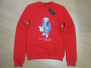 Sudadera Polo Ralph Lauren Oso Rojo T. M