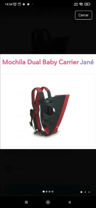 Mochila portabebés ergonómica Jane