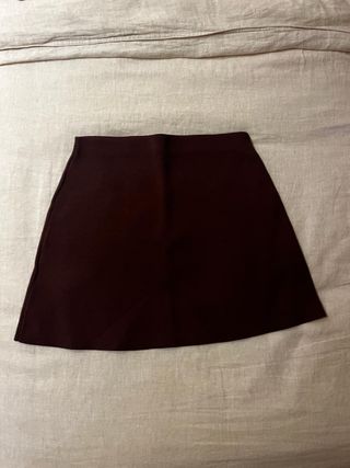 Conjunto Zara Chaqueta y Falda Morado talla XS