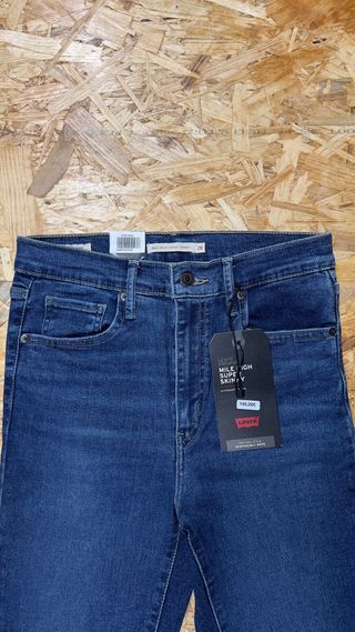 Pantalones Levi's Azules Talle Alto