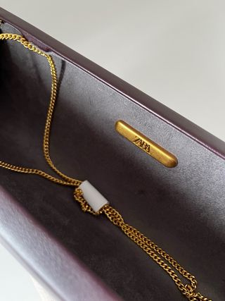 Bolso Zara burdeos