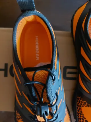 Zapatillas Hobibear Naranja y Negro