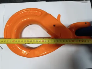 Gancho de elevación de seguridad naranja Grua