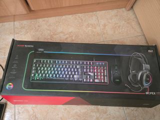 Set gaming Mars Gaming con tastiera, mousepad e cuffie