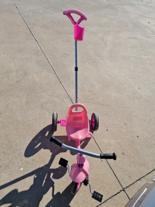 Triciclo infantil rosa