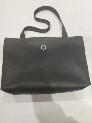 Bolso Tote Grande Polipiel Negro
