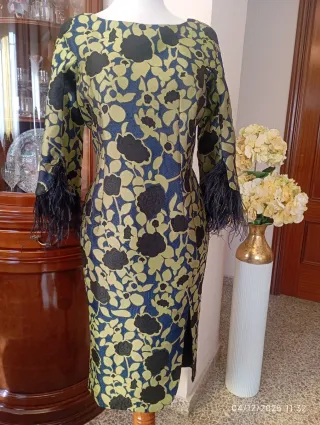 Vestido de ceremonia floral