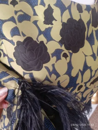 Vestido de ceremonia floral