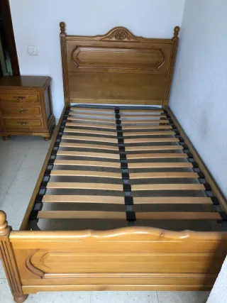 Dormitorio madera Provenzal roble