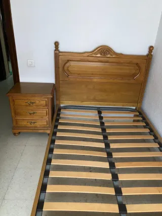 Dormitorio madera Provenzal roble