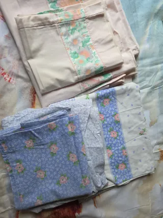 Pack sábanas estampado floral cama 90cm