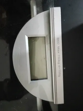 Balanza digital de cristal