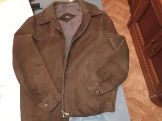 Chaqueta Cortefiel Ante Marrón Talla 50 - precio n