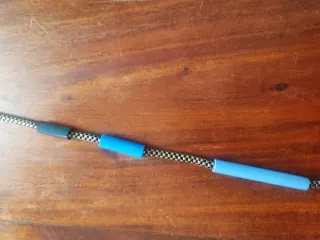 Collar bañado en plata con detalles