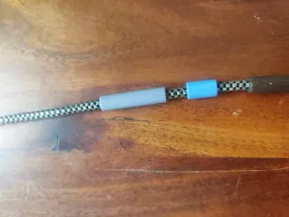 Collar bañado en plata con detalles