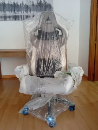 Silla Gaming Corsair T3 Rush Gris/Blanco