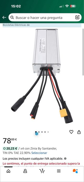 Controlador Motor Brushless KT36/48SVPRL-EEP