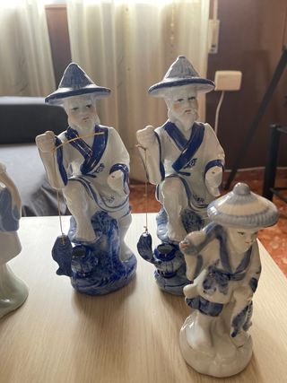 Lote figuras porcelana colección