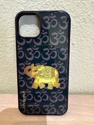 Funda iPhone 14 Plus Woopcase Elefante Om