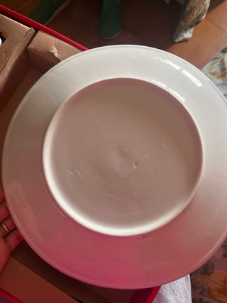 Piatto con paletta ceramica Natale