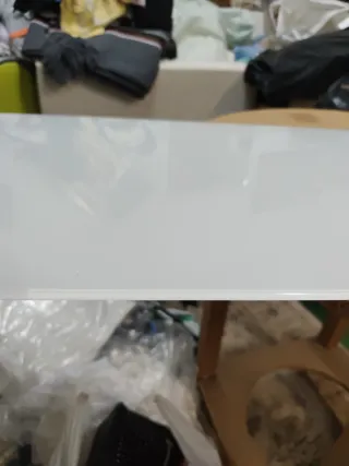 Cristal blanco,medidas 120 de largo por40 de alto