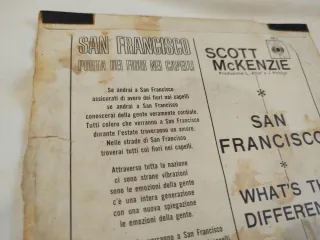 Disco 45 giri 7" Scott McKenzie SAN FRANCISCO