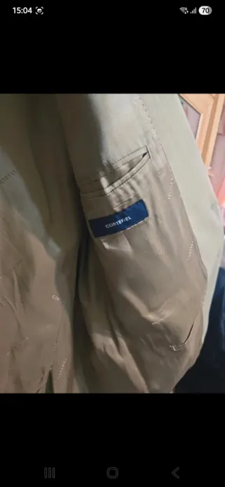 Traje de hombre beige