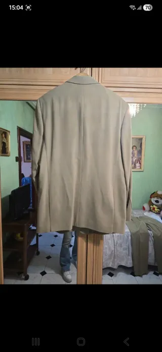 Traje de hombre beige